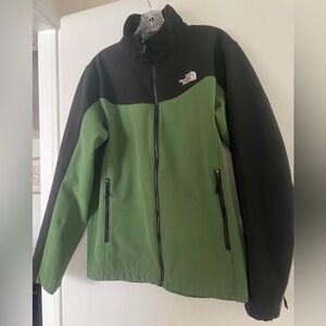 The North Face Green and Black Performance Jacket
